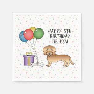 Wheaten Wire Haired Dachshund Cute Hond - Verjaard Servet