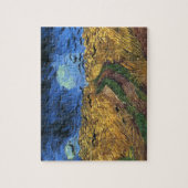 Wheatfield de Van Gogh avec le puzzle de (Vertical)