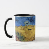 Wheatfield met de Mok van Crows Vincent van Gogh (Links)