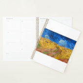 Wheatfield met Krogen door Vincent van Gogh Planner (Display)