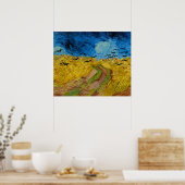 Wheatfield With Crows de Vincent van Gogh Poster (Cuisine)