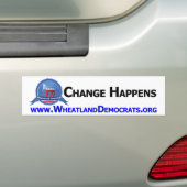 Wheatland Democraten Bumpersticker (Op auto)