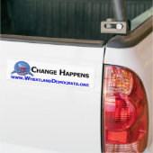 Wheatland Democraten Bumpersticker (Op Truck)
