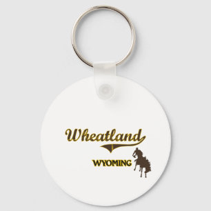 Wheatland Wyoming City Classic Sleutelhanger