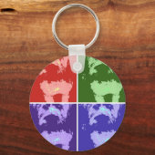 Wheaton Terrier Sleutelhanger (Voorkant)