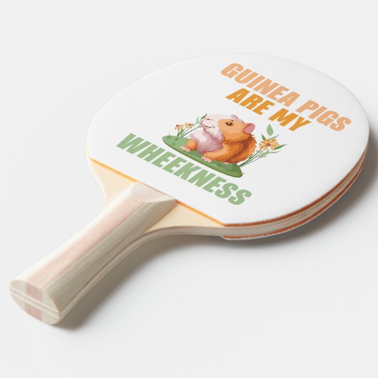 Wheekness Ping Pong Paddle Tafeltennisbatje (Voorkant Gekanteld)