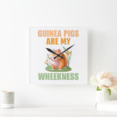 Wheekness wandklok vierkante klok (Huis)