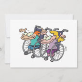 Wheelchair Race Invitations Kaart (Voorkant)