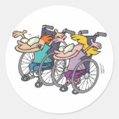 Wheelchair Race Stickers (Devant)