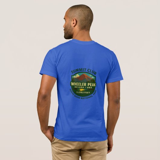 Wheeler Peak / Great Basin National Park T-Shirt (Achterkant volledig)