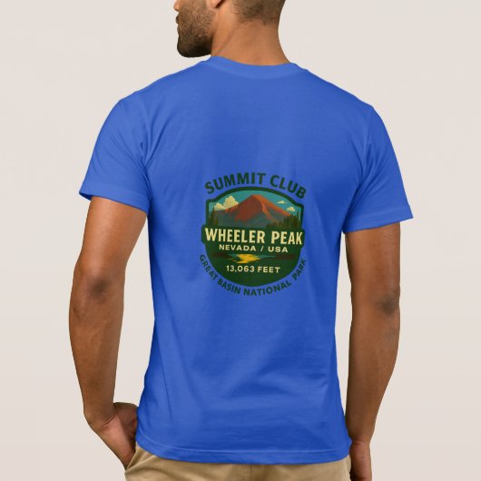 Wheeler Peak / Great Basin National Park T-Shirt (Achterkant)