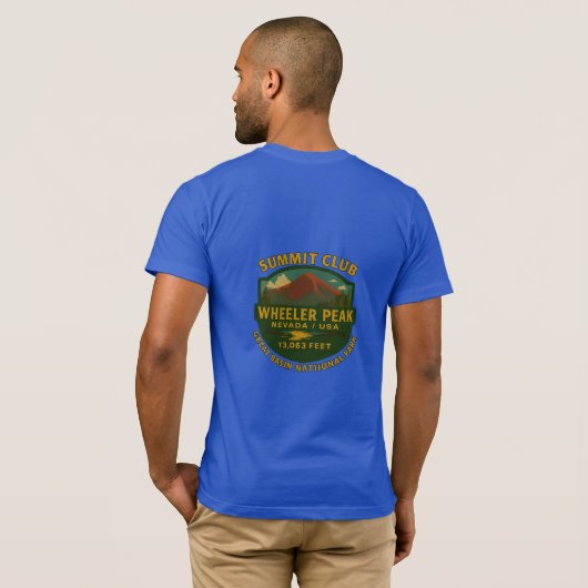 Wheeler Peak / Great Basin National Park T-Shirt 2 (Dos entier)