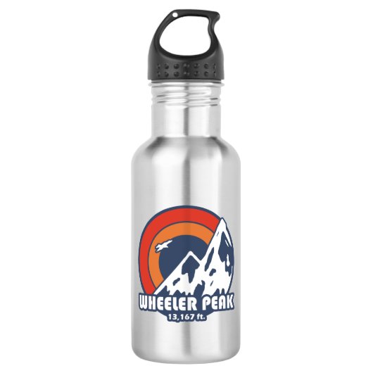 Wheeler Peak Sun Eagle Waterfles (Voorkant)