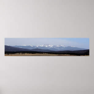 Wheeler Peak van Black Lake, New Mexico Poster
