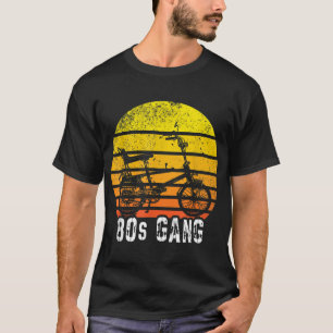 Wheelie Bike High-Riser 80s Biker Gang Hipster Vin T-shirt