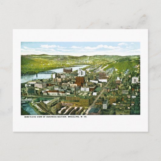 Wheeling, West Virginia Briefkaart (Voorkant)