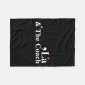 Wheimer 2024 Comma La en de coach 4 Fleece Deken (Voorkant (Horizontaal))