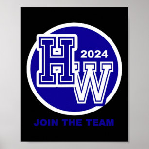 Wheimer 2024 Lid worden van het team - Red onze de Poster