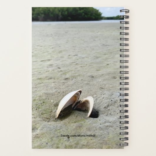 Whelk Shell Photography Custom Planner (Achterkant)