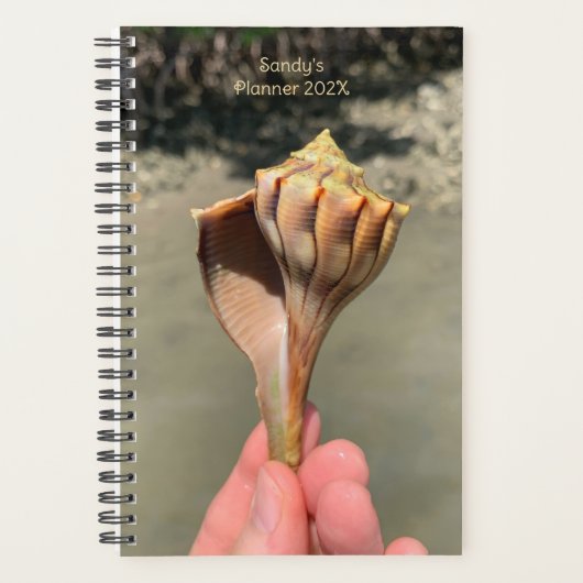 Whelk Shell Photography Custom Planner (Voorkant)