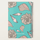 Whelk Shells Illustrated Yearly Custom Planner (Achterkant)