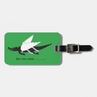 When Gators Fly Luggage Tag Bagagelabel