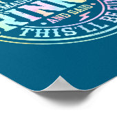 When God Made Me He Said This'll Be Fun Skeleton F Poster (Hoek)