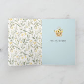 When Life Gives Lemons Make Lemonade Brown Black Kaart (Binnen)