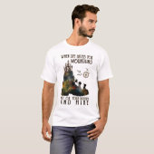 When Life Gives You Mountains Put On Your Boots T-shirt (Voorkant volledig)