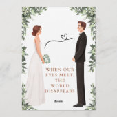 When Our Eyes Meet Wedding Invitation (Dos)