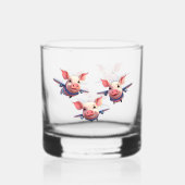 When Pigs Fly Funny Pig Airplanes Whisky Glas (Achterkant)