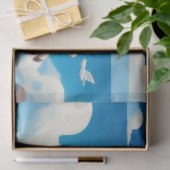 When Pigs Fly Funny Winged Pigs Tissuepapier (Geschenk)