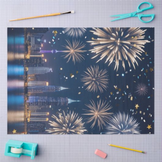 When the Lights Begin to Fall Tissuepapier (Craft)