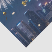 When the Lights Begin to Fall Tissuepapier (Detail)