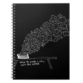 When the Muse Finally Gets Her Coffee Notitieboek