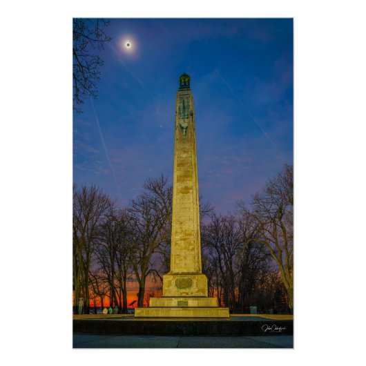 When the Sun Is Eclipsed by the Moon Perfect Poster (Voorkant)