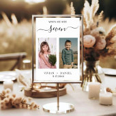 When We Were Age Photo Childhood Photo Wedding Kaart