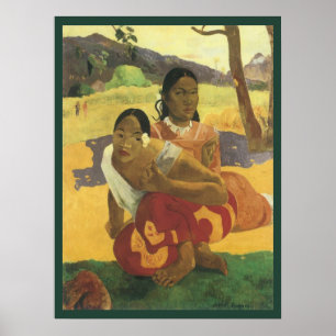 When Will You Marry? van Paul Gauguin, Vintage Kun Poster