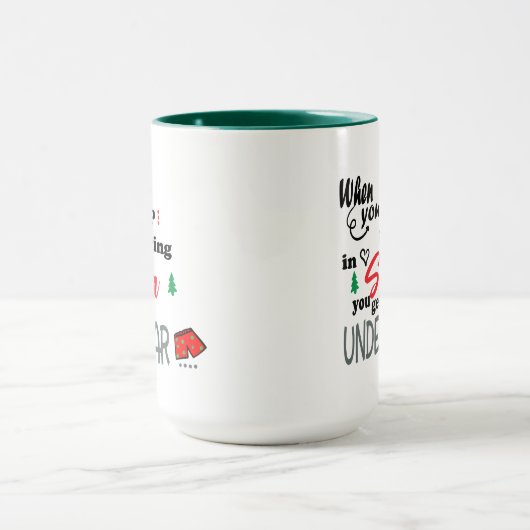 When You Stop Believing In Santa You Get Underwear Mok (Midden)