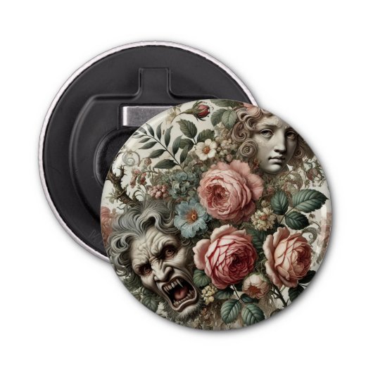 Where Baroque Fangs Find Homes – Gothic Victorian Button Flesopener (Voorkant)