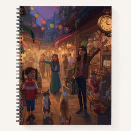 Where Cats Wander and Lanterns Glow Notitieboek