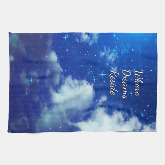 Where Dreams Reside Kitchen Towel | Starry Night  Theedoek (Horizontaal)