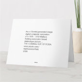 Where flowers bloom so does hope.  kaart (Achterkant)