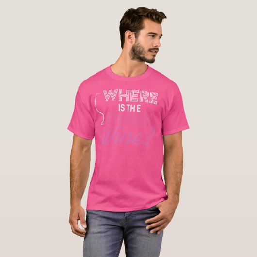 Where Is The Finish Wine Running T-shirt (Voorkant volledig)