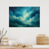 Where Light Breathes Abstract Poster (Keuken)