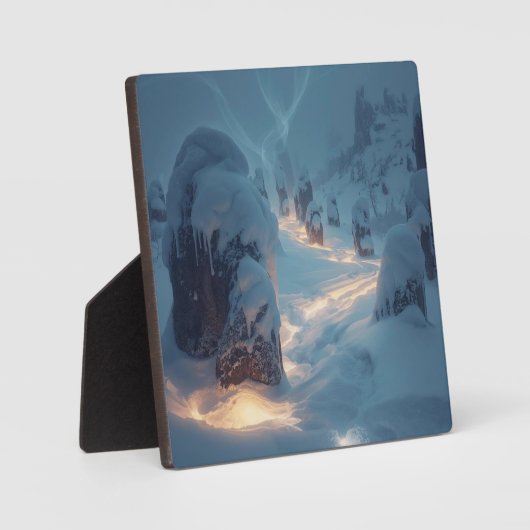 Where Light Wanders in Winter Fotoplaat (Voorkant)