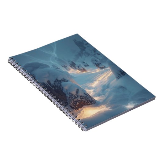 Where Light Wanders in Winter Notitieboek (Rechterzijde)