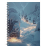Where Light Wanders in Winter Notitieboek (Voorkant)