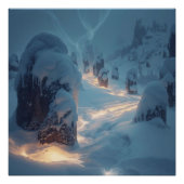 Where Light Wanders in Winter Perfect Poster (Voorkant)