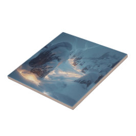 Where Light Wanders in Winter Tegeltje